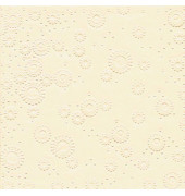 Servietten 24026, cream / Uni, 3-lagig, 33x33cm