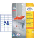 Etiketten ultragrip 6172, weiß 64,6x33,8mm, rechteckig, 