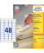 Etiketten L4736REV-100, weiß 45,7x21,2mm, rechteckig, 