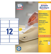 Etiketten L4743REV-100, weiß 99,1x42,3mm, rechteckig, 