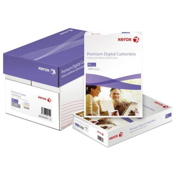 5 Stück Xerox Durchschreibepapier Carbonless 003R99078, CF (1-fach, Schlussblatt), A4, blau 5017534990788 Xerox 003R99078 500 Blatt