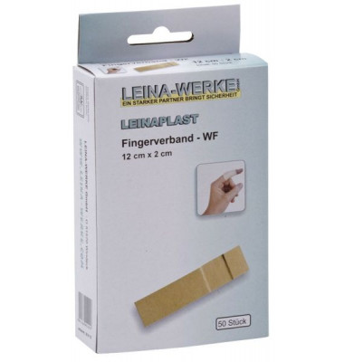 Wundpflaster Leinaplast 72050, 50 St&uuml;ck, 2x12cm, hautfarben