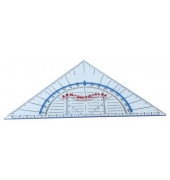 Kunststoff-Geometriedreieck Softie Flex 225.07.19 transparent 16cm
