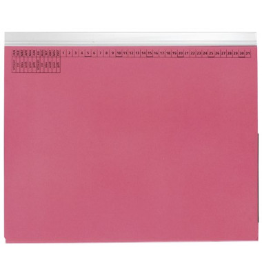 Hängehefter KF15774, A4 rot Karton 320g