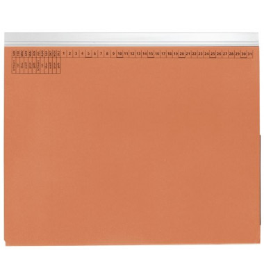 Hängehefter KF15780, A4 orange Karton 320g