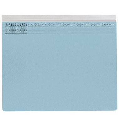 Hängehefter KF15797, A4 hellblau Karton 320g
