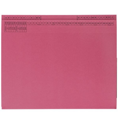 Hängehefter KF15802, A4 rot Karton 320g