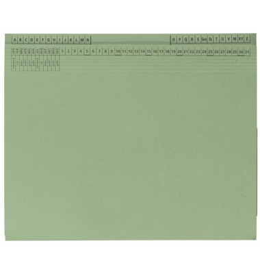 Hängehefter KF15806, A4 grün Karton 320g