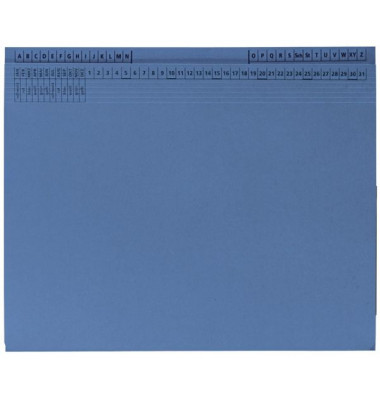 Hängehefter KF15812, A4 blau Karton 320g