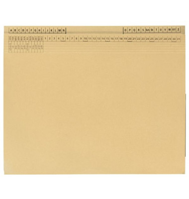 Hängehefter KF15814, A4 chamois Karton 320g