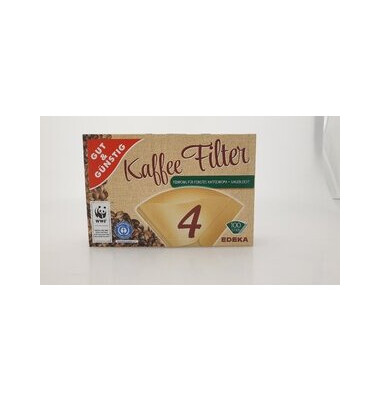 G&G 2129557007 Gr.4 Kaffeefilter naturbraun