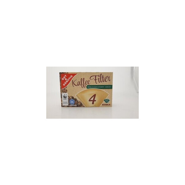 4311501407004 - G&G 2129557007 Gr4 Kaffeefilter naturbraun 4311501407004 Gut & Günstig 2129557007 100 Stück 4311501407004 - G&G 2129557007 Gr4 Kaffeefilter naturbraun 4311501407004 Gut & Günstig 2129557007 100 Stück