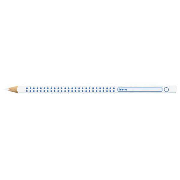 12 Stück Faber-Castell Buntstifte Colour GRIP Heft & Tafel, 113201, weiß, dreikant 4005401132011 Faber-Castell