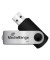 USB-Stick USB Stick 2,0 high speed MR908, schwarz/silber, USB 2.0, 8 GB