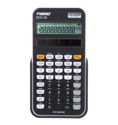 ECO 30 81x154x16mm BxHxT Tischrechner 10stellig schwarz