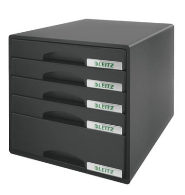 Schubladenbox Plus 5211-00-95 schwarz/schwarz 5 Schubladen geschlossen Schubladenbox Plus 5211-00-95 schwarz/schwarz 5 Schubladen geschlossen