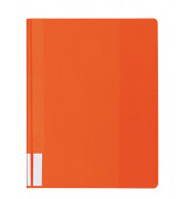 Schnellhefter 268109, A4+, orange, Kunststoff, Vorderdeckel transparent