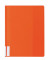 Schnellhefter Duralux 2681 A4+ überbreit orange PVC Kunststoff kaufmännische Heftung bis 200 Blatt