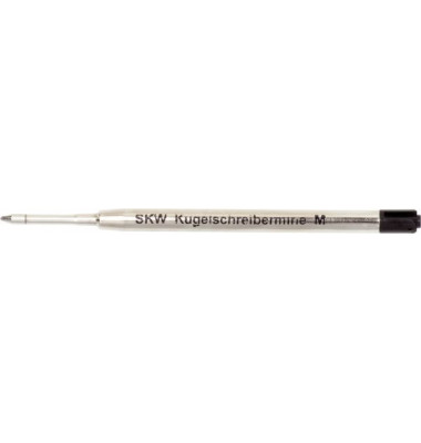 Kugelschreibermine SKW Gro&szlig;raummine 1 06 00 12 1 06 00 12, schwarz, 0,5mm, Gro&szlig;raummine