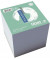 Zettelklotz 608823000, Basic, 90x90mm, geleimt, weiß, Papier, 700 Blatt