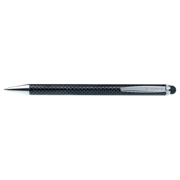 ONLINE® Touchpen-Kugelschreiber Stylus XL Carbon Design, Schreibfarbe: blau, 1 St.