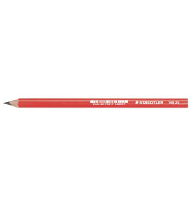 Zimmermannsbleistift, 148 25, rot, 1,2mm, HB