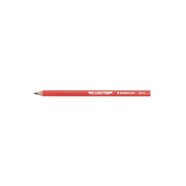 4007817148037 - Zimmermannsbleistift 148 148 25 Härte HB 12mm rot 4007817148037 Staedtler