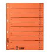 1658-00-45 100ST durchgefärbt Trennblatt A4 orange ungeöst