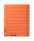 Trennblätter 1658-00-45 A4 orange 230g Karton
