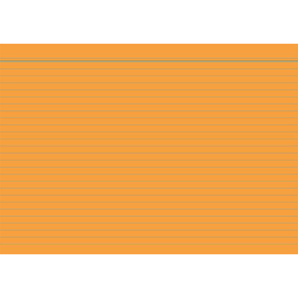 4002871150767 - Karteikarten 115076 orange A7 liniert 190g  4002871150767 100 Stück