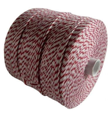 Notariatsgarn 254.542 Aktenzwirn 100g 360m rot/wei&szlig;