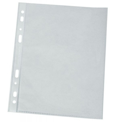 Prospekth&uuml;llen KF00423, A4 transluzent genarbt, oben offen, 0,12mm