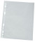 Prospekthüllen KF00423 A4, transparent genarbt, oben offen, 0,12mm