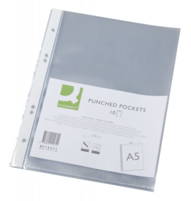 Prospekth&uuml;llen KF15571 Standard, A5 glasklar glatt, oben offen, 0,1mm