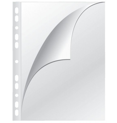 Prospekth&uuml;llen KF00714, A4 glasklar glatt, oben & links offen, 0,08mm