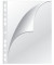 Prospekth&uuml;llen KF00714, A4 glasklar glatt, oben & links offen, 0,08mm