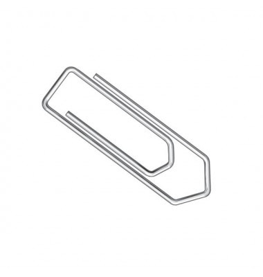 Büroklammern KF27002, 26mm, Metall verzinkt silber Büroklammern KF27002, 26mm, Metall verzinkt silber