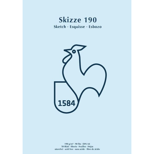 4011367274306 - 60 127 430 A5 Skizzenblock 190g 50BL 4011367274306 HAHNEMÜHLE 4011367274306 - 60 127 430 A5 Skizzenblock 190g 50BL 4011367274306 HAHNEMÜHLE