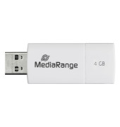 USB-Stick Color Edition USB 2.0 weiß/rot 4 GB
