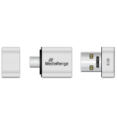 USB-Stick MR930 MR930-2, silber, ohne, USB 2.0 + micro USB, 8 GB