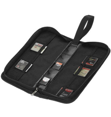 BOX99 10USB/5SD Speicherkarte Tasche schwarz