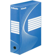 Archivbox 128421, A4, blau, Recycling-Pappe