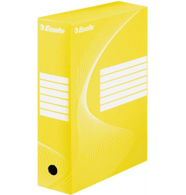 Archivbox 128423, A4, gelb, Pappe (RC) Archivbox 128423, A4, gelb, Pappe (RC)