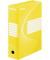 Archivbox 128423, A4, gelb, Recycling-Pappe