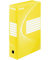 Archivbox 128413, A4, gelb, Recycling-Pappe