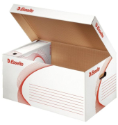 Archivcontainer 128900, A4, wei&szlig;, Recycling-Wellpappe