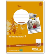 Vokabelheft 040432054 Style, Lineatur 54 / liniert mit 2 Mittelstrichen / keine, A4, 80g, orange, 32 Blatt / 64 Seiten