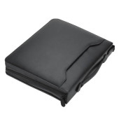 30075   A4 Schreibmappe Leder schwarz
