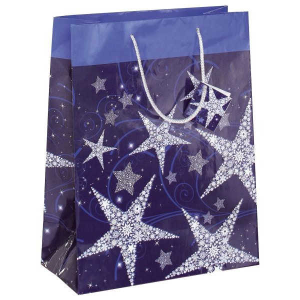 4004360845086 - Geschenktasche GT025 Shining Stars Weihnachten Shining Star mit Geschenkanhänger Shining Stars 260mm x 330mm 4004360845086  5 Stück
