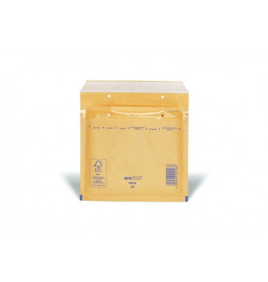 Luftpolstertaschen CD, 2FVAF000073, innen 165x180mm, haftklebend, braun